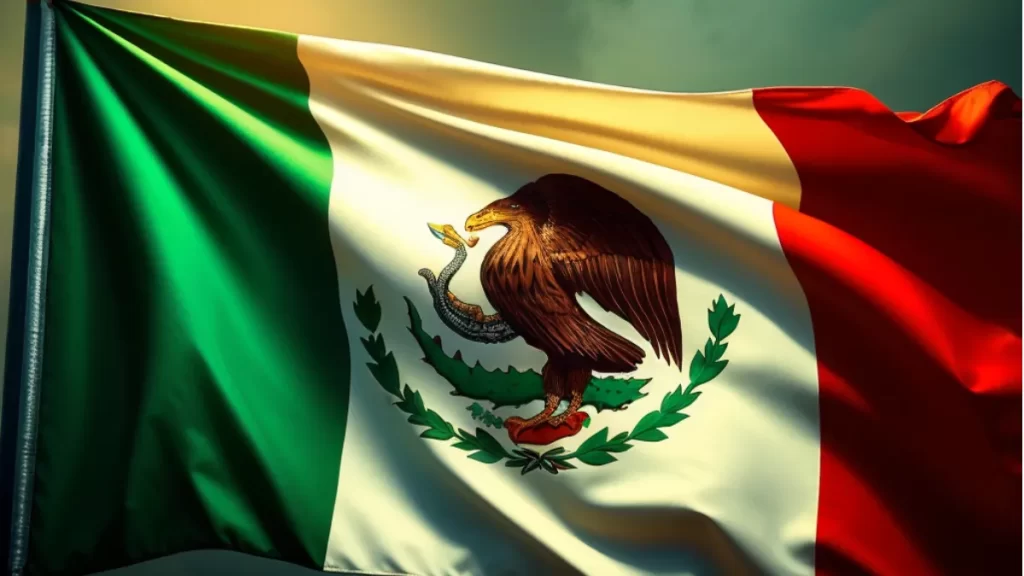 Mexico Flag: Defend the Nation of The Symbols In The Flag